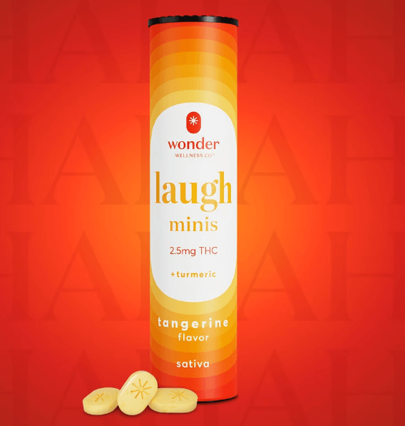 Wonder Laugh Minis (Tangerine) logo