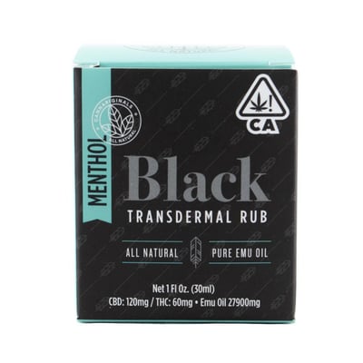 Black Mentholated Rub  logo
