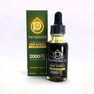 Hemplucid CBD Hemp Seed Oil 2000mg 30ml logo