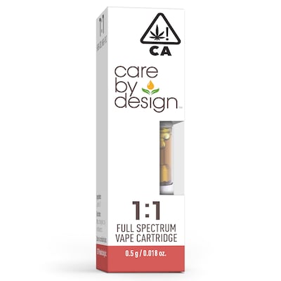1:1 Vape Cartridge, 0.5 Grams logo