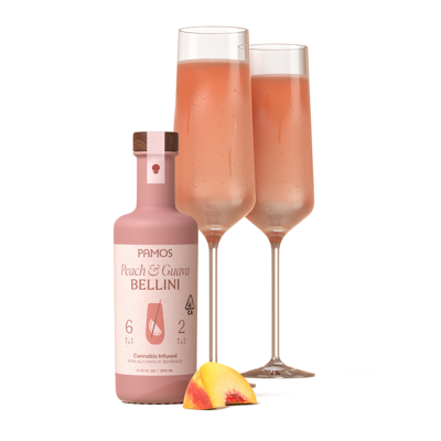 Peach & Guava Bellini Cocktail  logo
