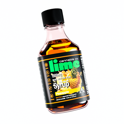 1000mg Live Resin THC Syrup Tincture | Pineapple logo