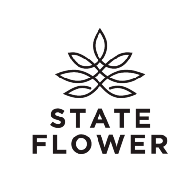 State Flower Cannabis Logo