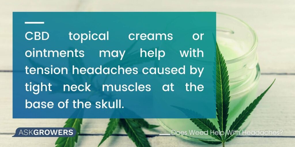 CBD Topical for Headaches
